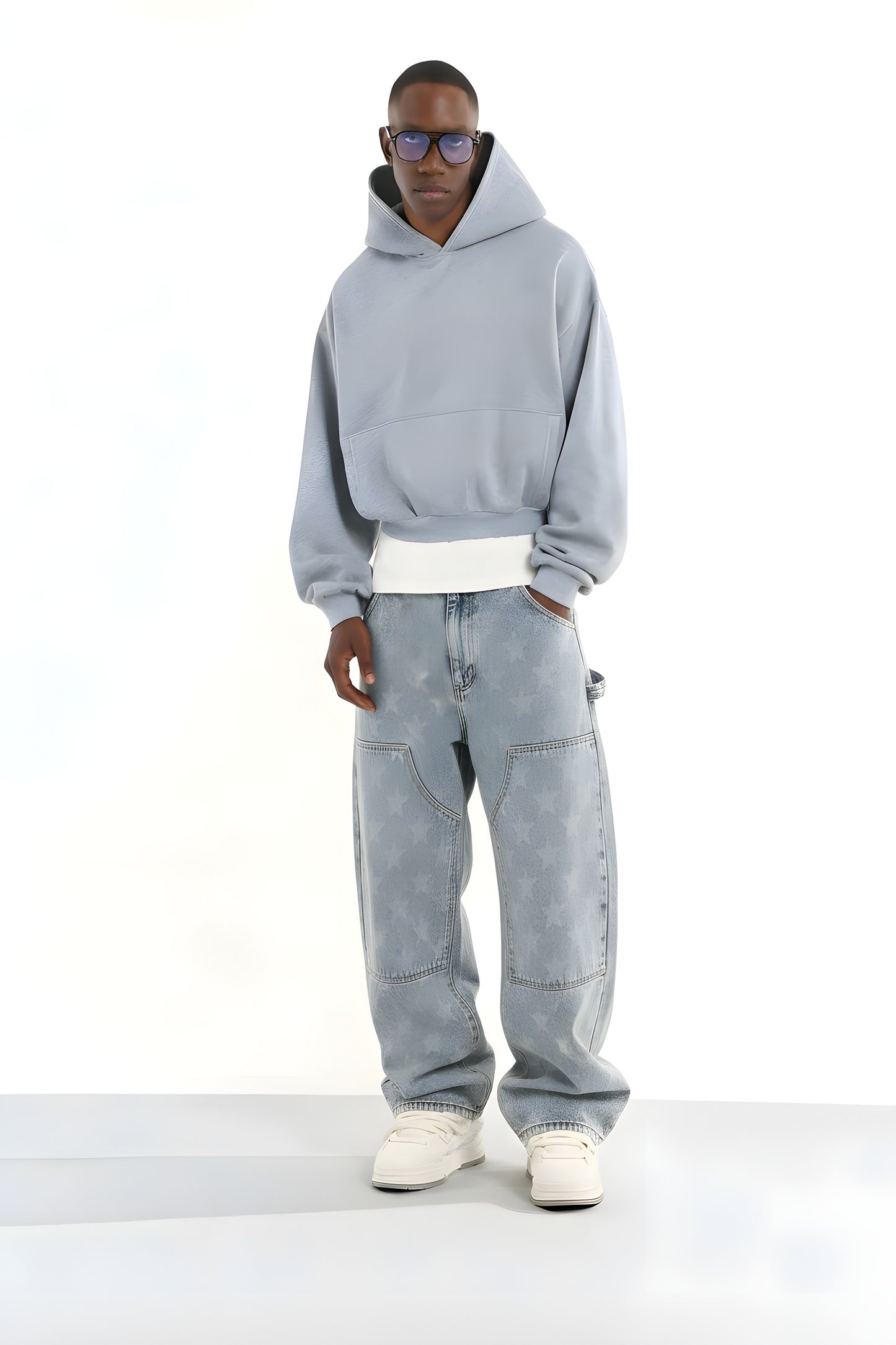 Jeans Baggy uomo con Stelle – Stile Streetwear