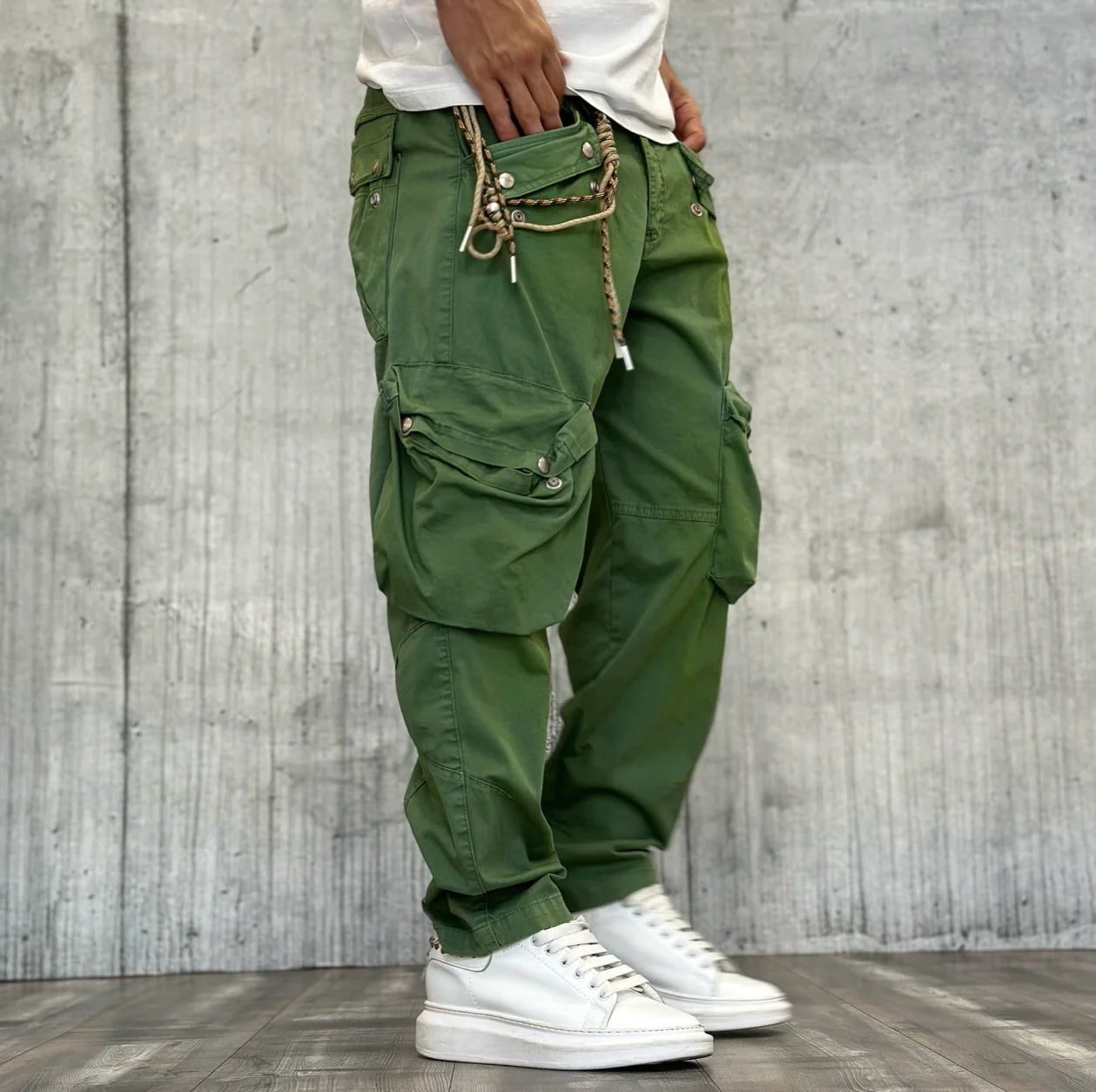 PANTALONE CARGO BERNA CANGIANTE