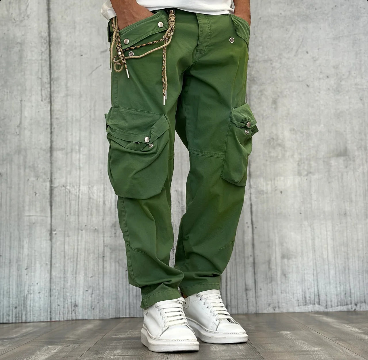 PANTALONE CARGO BERNA CANGIANTE